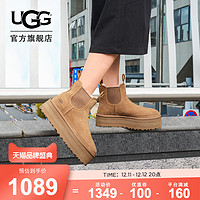 UGG 2022秋冬新款女士休闲舒适厚底切尔西时尚靴 1134526