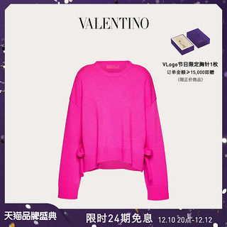 VALENTINO华伦天奴女士蝴蝶结装饰羊毛衫