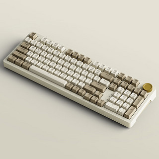 京东京造 JZ990 有线机械键盘 99键 月影黄轴