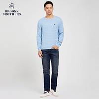 Brooks Brothers 男士麻花纹针织毛衣 BB100130295L1