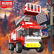 PLUS会员：BLOKS 布鲁可积木 城市英雄系列-布布冰河巨象消防车