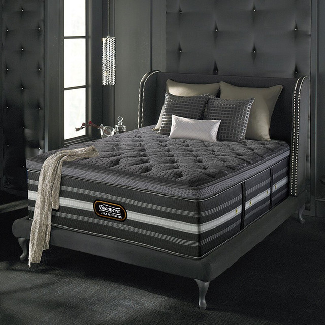 SIMMONS 席梦思 床垫官方黑标进口独立袋装弹簧床垫偏软双人床垫 伯利兰思 1800*2000（90天内发货）