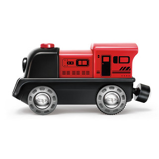 Hape E8489 炫彩电动小火车 遥控车 高铁版 红黑色