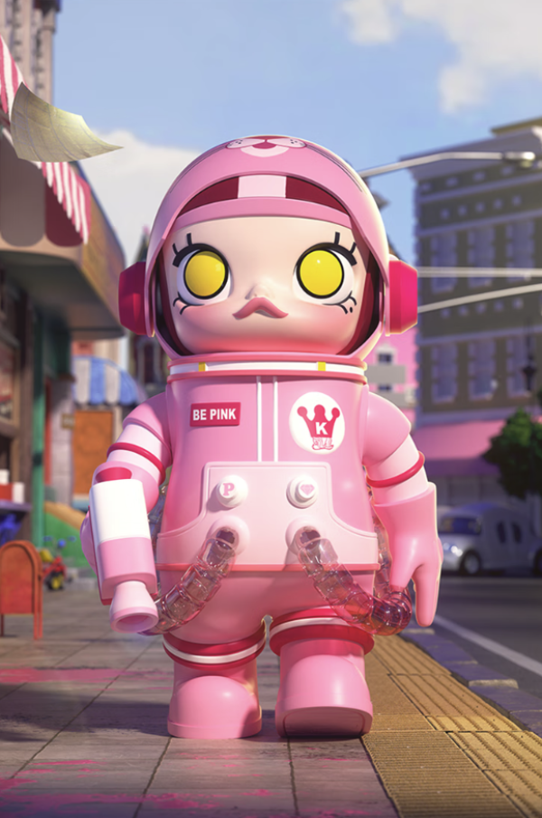 泡泡玛特潮流玩具_pop mart 泡泡玛特 mega space molly 400% 粉红豹