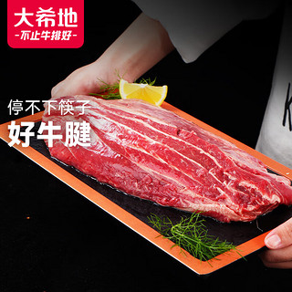 原切牛腱 牛腱子肉1000g 牛肉 生鲜 健身食材 牛肉