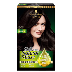 Schwarzkopf 施华蔻 怡然精油染发霜 #503雾感黑茶 1盒