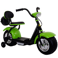 奇客 童车306电动车2-6岁儿童电动摩托车三轮车早教功能可换挡男女宝称重大于50kg