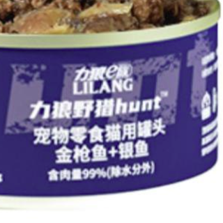 LILANG 力狼 e族系列 金枪鱼银鱼猫罐头