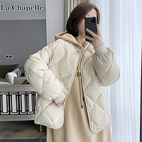 PLUS会员：La Chapelle 女士韩版休闲羽绒外套 LX-YRF0049
