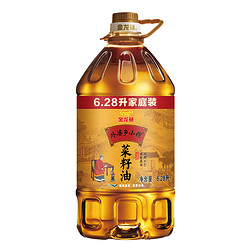 金龙鱼 外婆乡小榨菜籽油 6.28L/桶