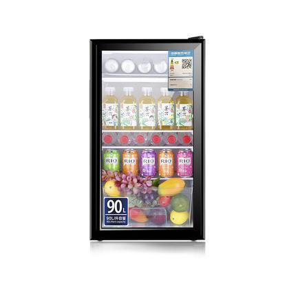 先科 BC-90 冰吧 90L 拉丝银