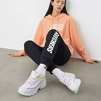 抖音超值购：SKECHERS 斯凯奇 女鞋秋冬季新款老爹鞋厚底增高熊猫鞋时尚运动休闲百搭鞋子