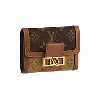 LOUIS VUITTON 路易威登 DAUPHINE系列 女士短款钱夹 M68725 棕色