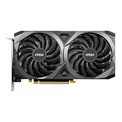 MSI 微星 GeForce RTX 3060 VENTU5 2X 8G OC 万图师 超频版 显卡 8GB 黑色