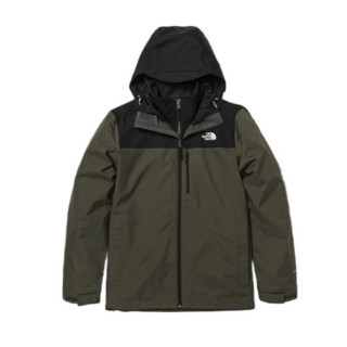 THE NORTH FACE 北面 男子三合一冲锋衣 NF0A81RO-35P 绿色 XL