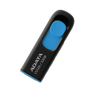 ADATA 威刚 AUV128-32G-RBE USB 3.2 固态U盘 蓝色 32GB USB-A