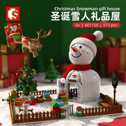 SEMBO BLOCK 森宝积木 雪人屋-601156