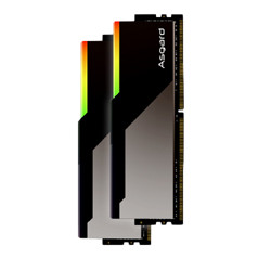 Asgard 阿斯加特 32GB(16Gx2)套装 DDR5 6600 台式机内存条 博拉琪 镜面RGB灯条 海力士A-die