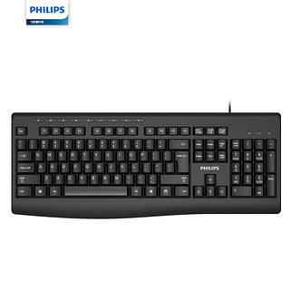 PHILIPS 飞利浦 SPK-6313BS 有线键盘 电脑办公键盘