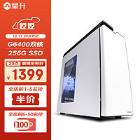 IPASON 攀升 E05 G5905赛扬双核/8G内存/H510/250G SSD/商务键鼠/家用办公企业采购台式主机组装电脑京东UPC 办公设计主机 高效办公E10丨G6400 8G 256G