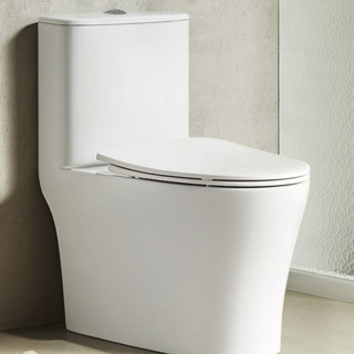 今日必买：惠达 抽水马桶家用大冲力节水虹吸式卫生间坐便器HDC6360B 400坑距