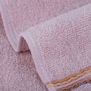 SANLI 三利 毛巾 4条 34*71cm 粉色+白色+绿色+浅驼色