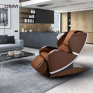 OSIM 傲胜 家用按摩椅全自动按摩减压养身椅豪华太空舱全身按摩OS-8218 uLove3 褐色