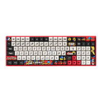 IQUNIX F97 涂鸦日记 100键 2.4G蓝牙 多模无线机械键盘 红色涂鸦 TTC金粉轴V2 RGB