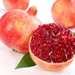 晚采陕西软籽石榴净重45斤约300g大果