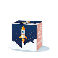 开益 玩具  儿童纸质拼图玩具 火箭1号 25片