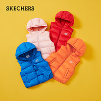 SKECHERS 斯凯奇 新款男女幼童轻薄舒适羽绒背心L420K018