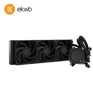 EKWB 毅凯火力 EK Lux CR360 Dark CPU一体式水冷散热器 360mm冷排
