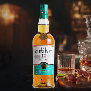 THE GLENLIVET 格兰威特 12年 单一麦芽 苏格兰威士忌 43%vol 750ml 礼盒装