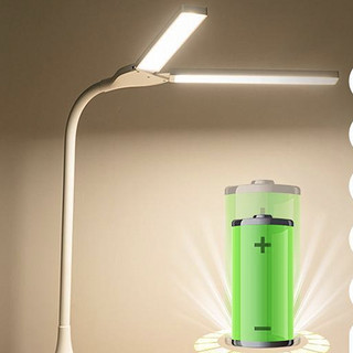 Midea 美的 可充电式LED台灯 双灯 3600毫安 三色温调节