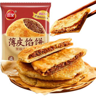 三全 黑椒牛肉馅饼 300g*1袋
