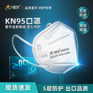 星宇KN95口罩N95口罩5层防护3D立体防雾霾防飞沫现货速发正品保障