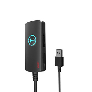 EDIFIER 漫步者 HECATE外置独立声卡GS02耳机连接线转换器电脑usb7.1音效