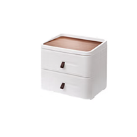 Jeko&Jeko 捷扣 BY-6607-2 收纳柜 2层 54*41*47.5cm 白色