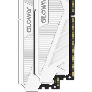 GLOWAY 光威 天策系列 DDR5 6400MHz 台式机内存 马甲条 皓月白 32GB 16GB*2 海力士A-Die CL40