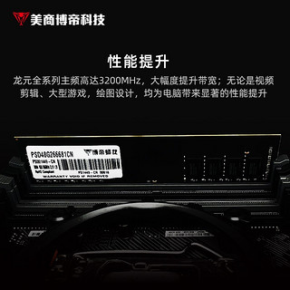 VIPER GAMING 博帝蟒龙 ViperGaming） DDR4代 PC台式机内存条  龙元系列电脑升级装机游戏加速 龙元