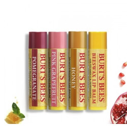 BURT'S BEES 小蜜蜂 皇牌四支装（红石榴+蜂蜜+葡萄柚+蜜蜡）4.25g*4