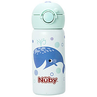 Nuby 努比 1298 吸管保温杯 300ml 鲸鱼