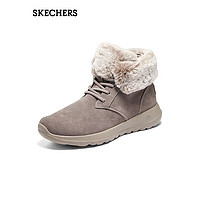 PLUS会员：SKECHERS 斯凯奇 女士雪地靴 144042