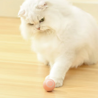 Hoopet 智能引力滚滚球 猫玩具 粉色 4.3cm