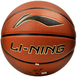 LI-NING 李宁 PU篮球 LBQK045-1 棕色 7号/标准