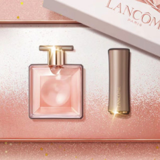 LANCOME 兰蔻 香水礼盒装 (是我女士浓香水EDP25ml+菁纯全新柔雾哑光唇膏#289羊绒暖棕3.4g) 璀璨流光圣诞限定版