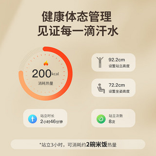 Loctek 乐歌 智能升降桌电动升降可语音控制电脑桌IE6/1.8m灰木纹色套装