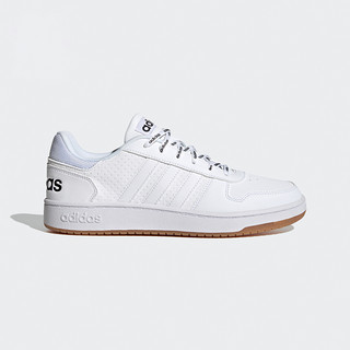 adidas neo阿迪达斯旗舰店HOOPS 2.0男女「魔环」篮球运动鞋板鞋 46.5 290mm 蓝/白