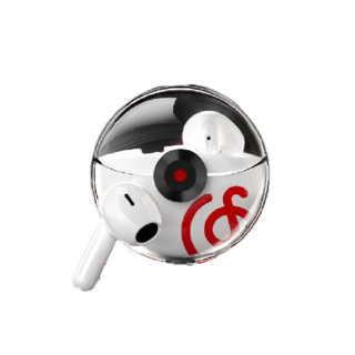NetEase CloudMusic 网易云音乐 云音乐X2 纪念款 半入耳式真无线动圈降噪蓝牙耳机 白色
