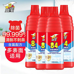 vewin 威王 84消毒液 450g*4瓶